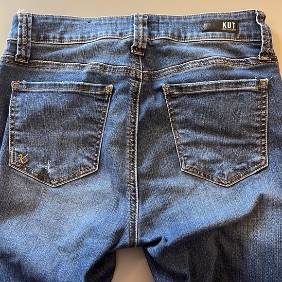 Kut from the Kloth Connie High Waist Raw Hem Ankle Skinny Jeans - Picture 2 of 5